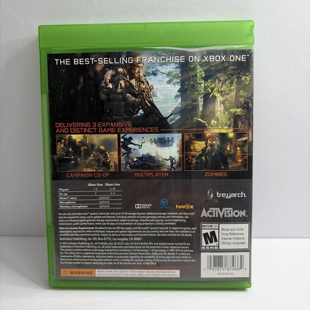 Game Bundle 3- Dishonored 2(sealed), The Evil Within & COD Blackops 3 (all CIB)